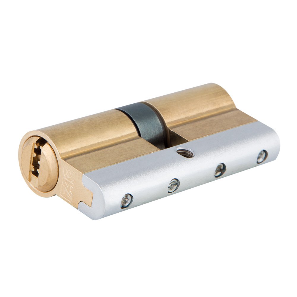 Fac 23237 Cilindro Profilo Europeo di Alta Sicurezza, Ottone, 62 mm