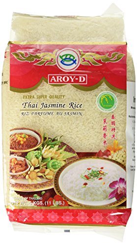 Aroy-D Duftreis, Langkorn Reis 100%, 1er Pack (1 x 5 kg)