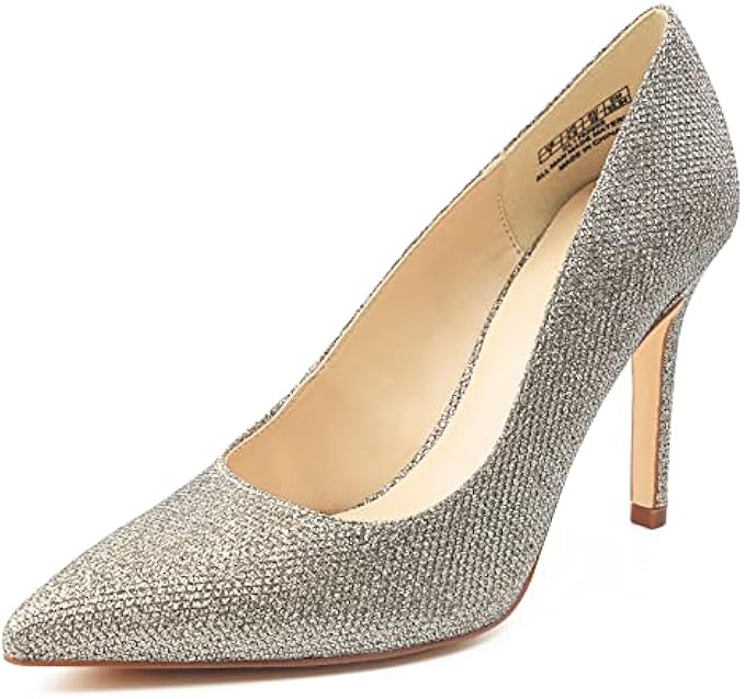 JENN ARDOR Women's High Heels Pointed Toe Pumps 4 Inch Stiletto Heel Shoes Closed Toe Heels for Women Classic Dress Wedding Office Heels Shoes