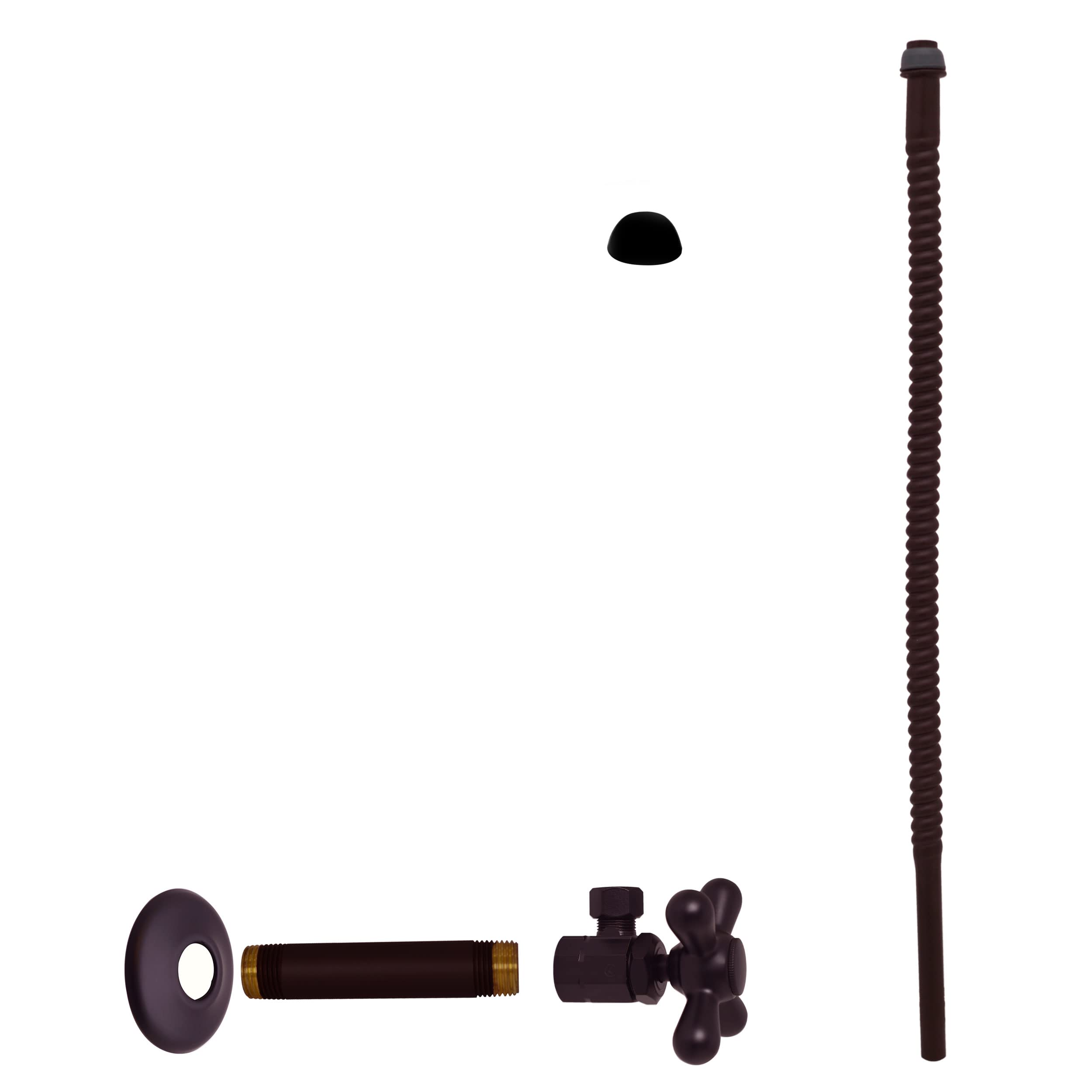 Kit de suministro de agua Westbrass con entrada 1/2 IPS y tubo de 15 pulgadas