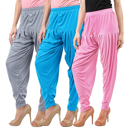 Image of Buy That Trendz Patiala Salwar for Women Relaxed Fit Viscose Patiyala Salwar Harem Bottom Pants