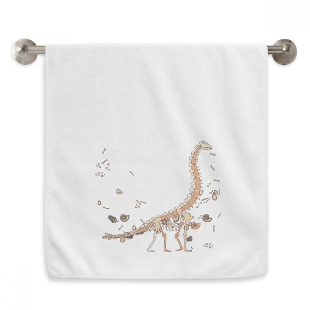 Serviette l'herbe dinosaur bones pour le sport et la salle de bain enfant
