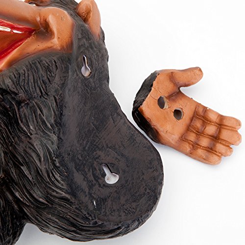 Bits and Pieces - Monkey Tree Hugger - Garden Peeker Yard Art - Outdoor Tree Hugger Sculpture Garden Decoration