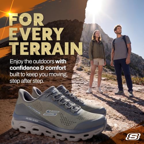 Image of Skechers Men's Glide-Step Sole Slip-in | Hands Free Slip-ins, Glide-Step, Air-Cooled Memory Foam, Machine Washable, Hiking, Trail, Casual, No Tie Fit