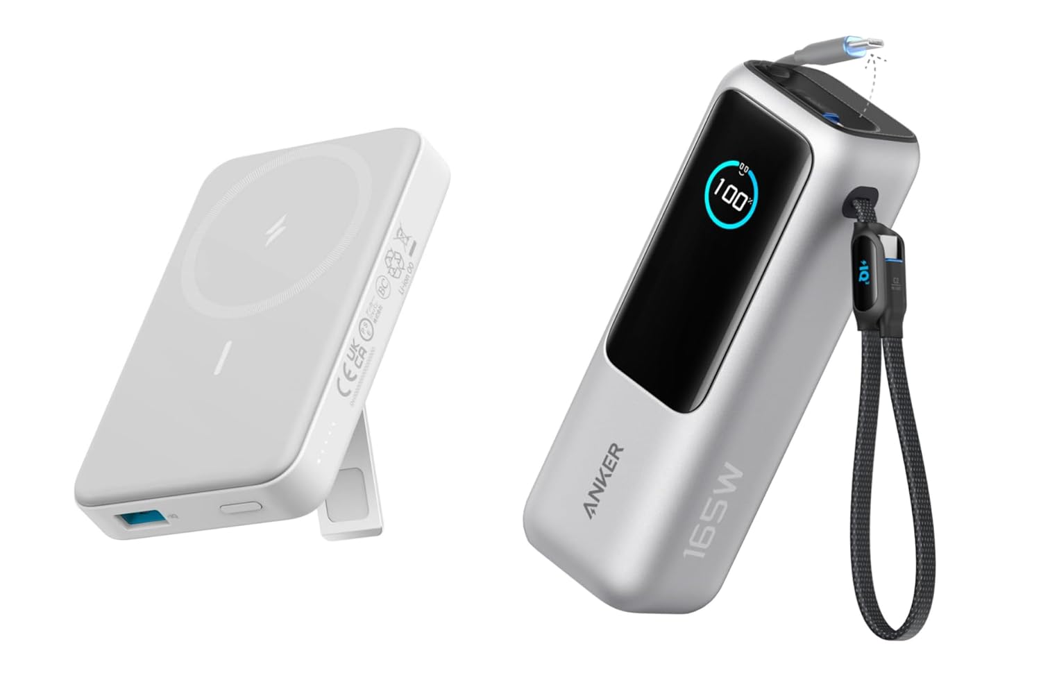 Anker 10 000mAh Magnetic Battery with Stand 20W USB-C Magsafe-Compatible with iPhone 15 14 13 12 Series Zolo