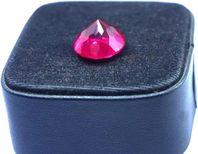 20 Ct Burmese Certified Natural Red Ruby Flawless Round Cut Loose Gemstone for Jewellery