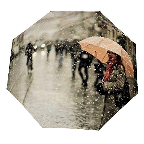 ZIYA Parapluie compact auvent renforcé idéal pour les jours de pluie