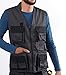 Bitco Ohm Multi-Pockets Tool Vest Reinforced with Cordura, Waterproof Fabric, Soft Lining, Construction, Repair, Horticultural, Large
