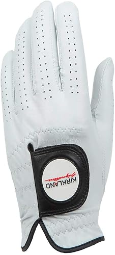 Miniatura 2 de KIRKLAND Signature - Guantes de golf de cuero Cabretta premium, talla L (4 unidades)