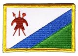 Aufnäher Patch Flagge Lesotho - 8 x 6 cm