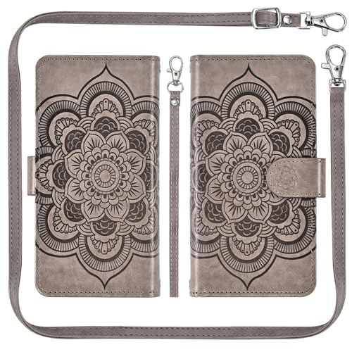Coque Motorola Edge 40 Pro Coque portefeuille amovible à fleurs