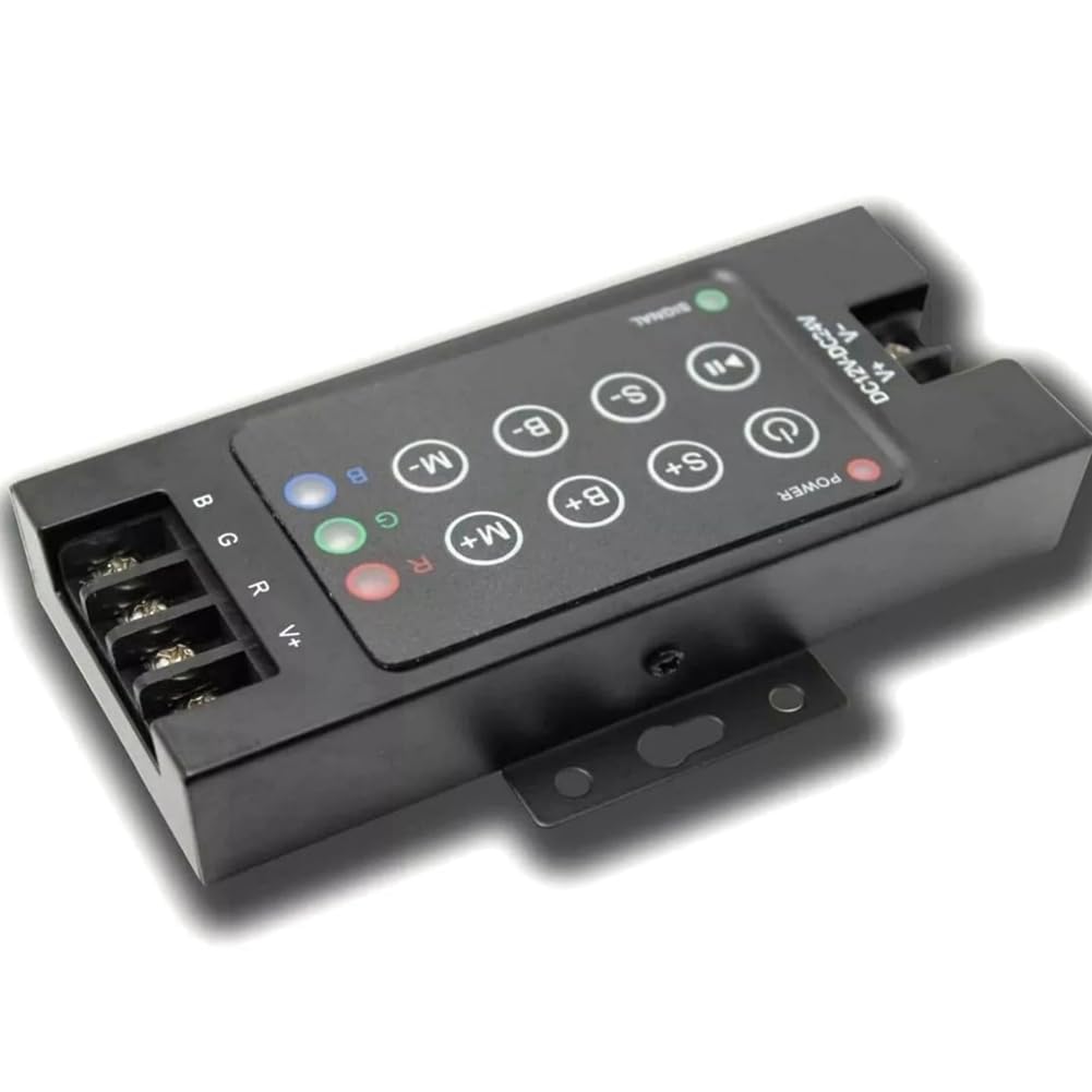 30A Mini Controller Wireless Remoto per Striscia LED RGB Controller Wireless Doppio A 8