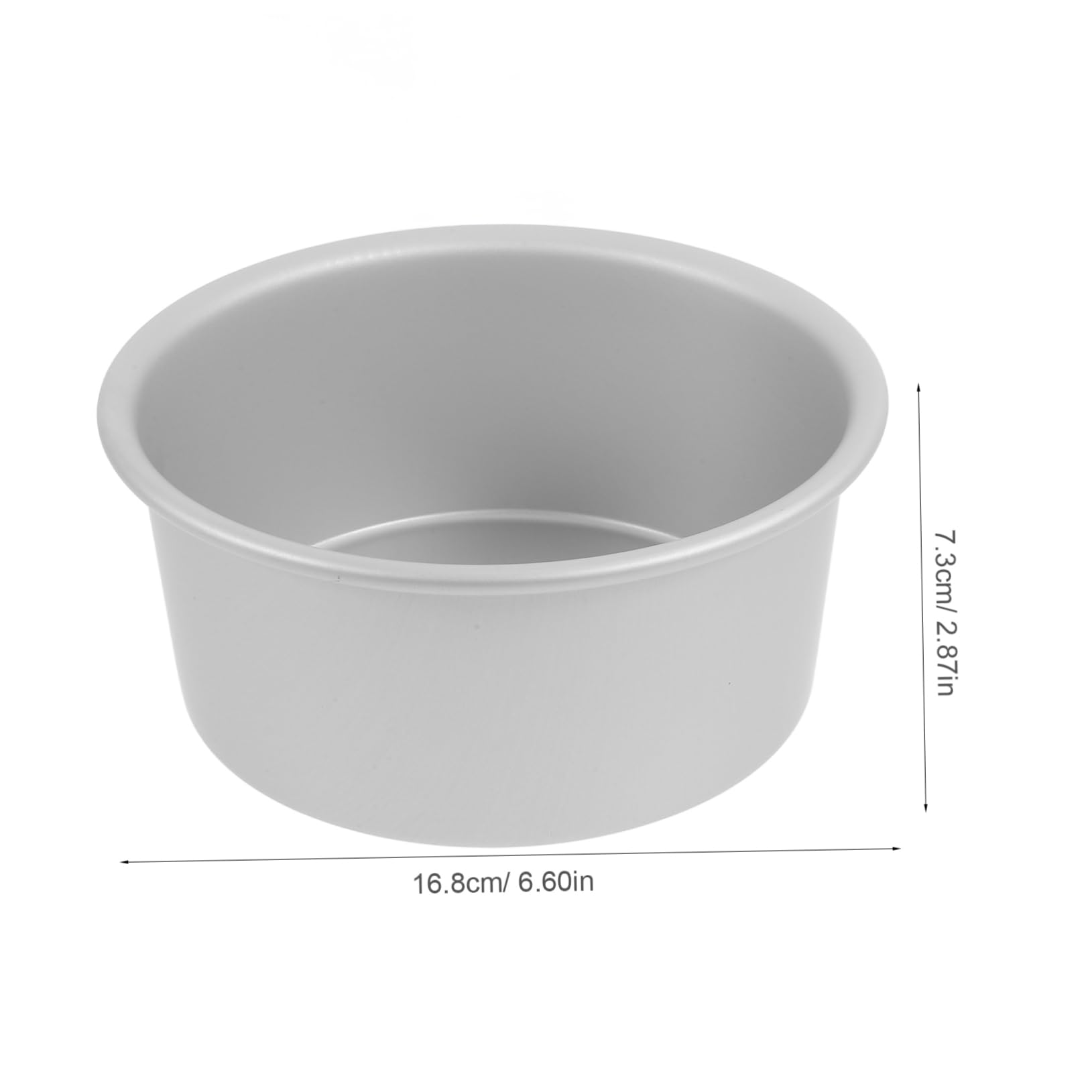 Luxshiny 3pcs Round Cake Tins Aluminum Alloy Baking Non Stick Chiffon Cake Pans and Easy to Clean for Everyday Baking and Treats