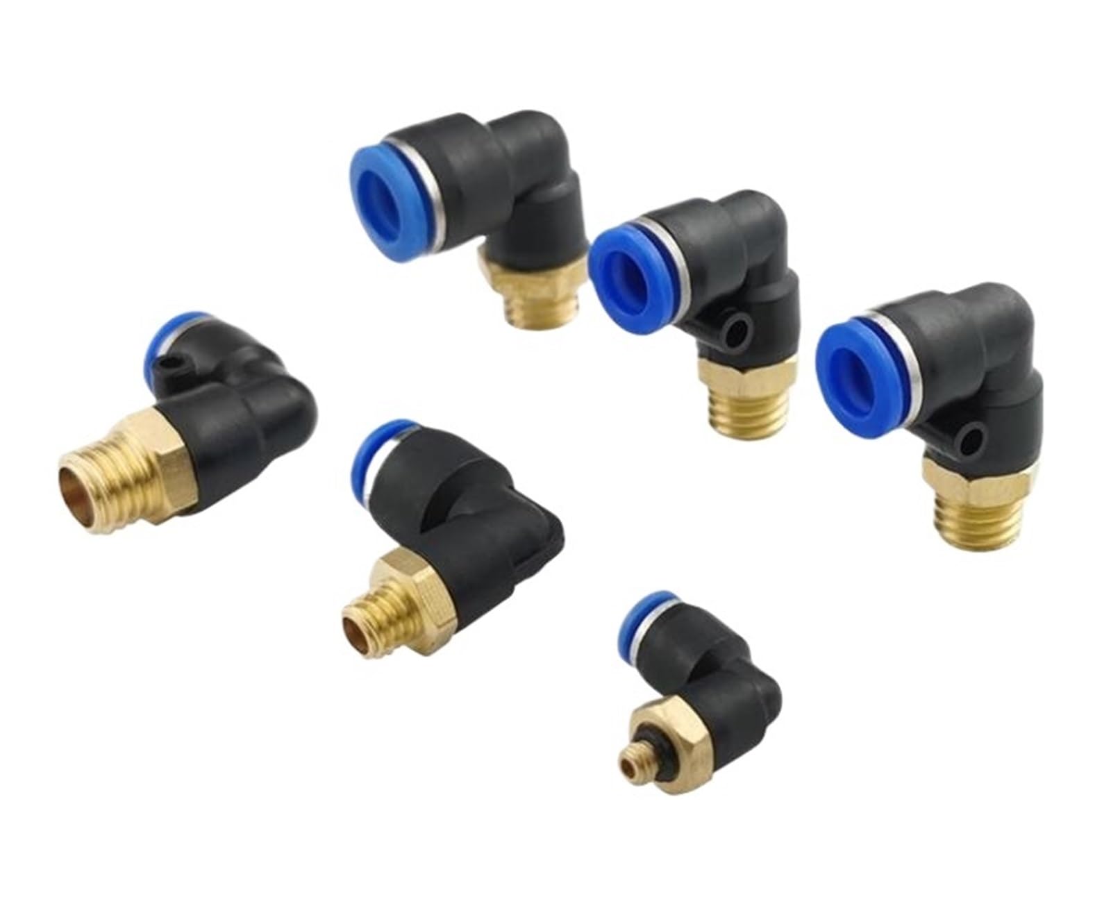 1Pcs of PL8-M5, M5 to 8mm Elbow Pneumatic Connector Pneumatic Fittings