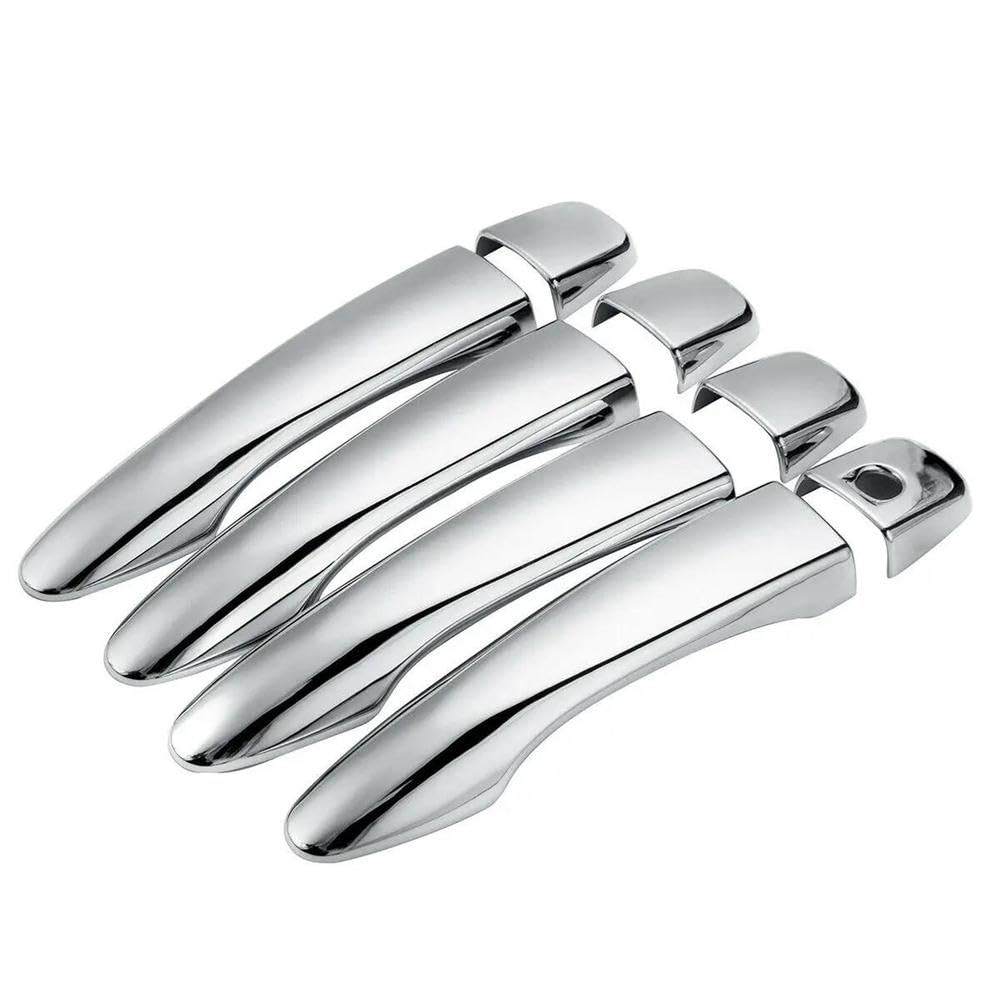 SXQPOCAR 8Pcs Chrome Door Handle Cover Trim for Qashqai J11 2014-2019 Replacement Parts