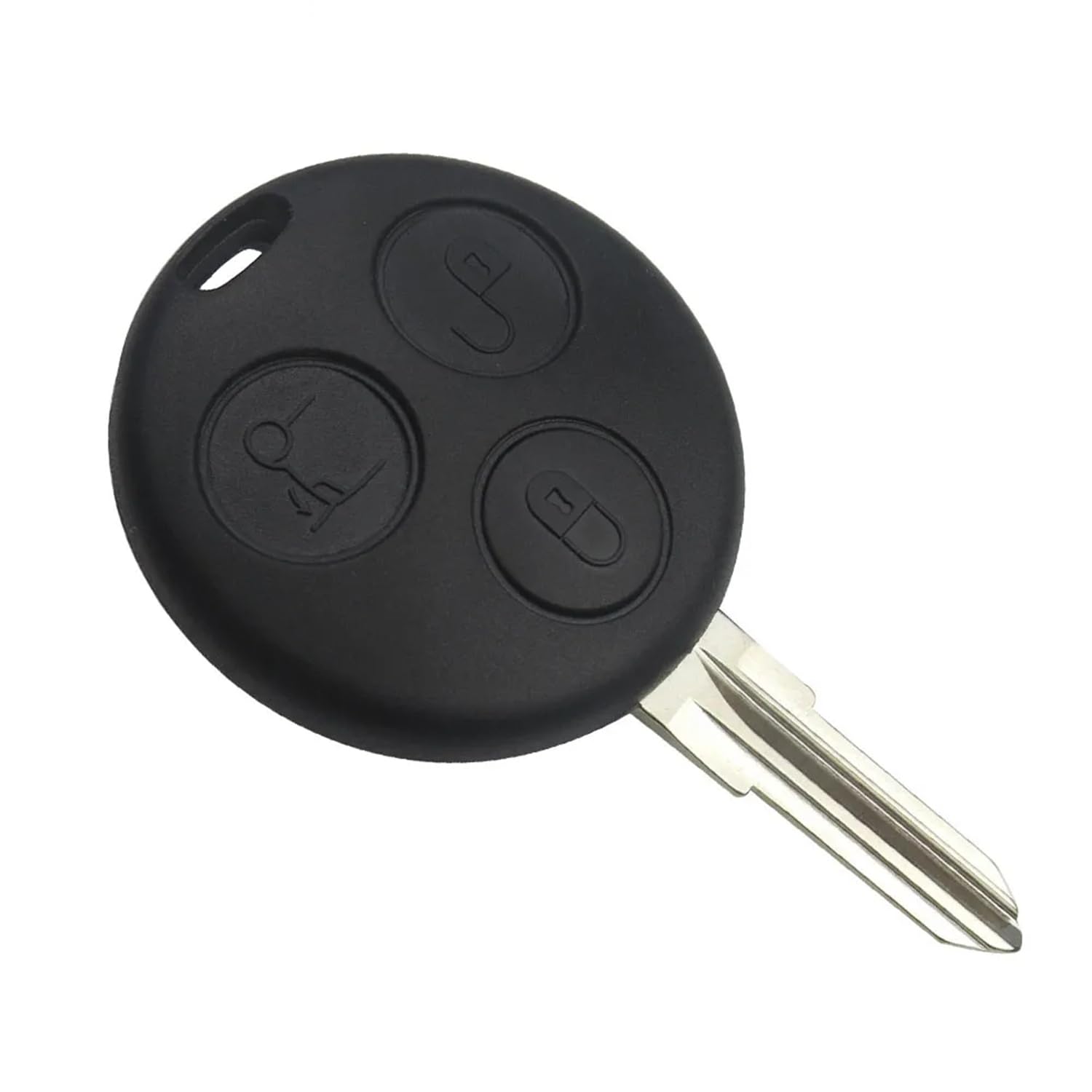 Smart Key Fob Case Replacement For Mercedes Benz Smart Roadster Fortwo 450 Forfour City Coupe, Smart 450 Key Fob, Smart Fortwo Key Fob,3 Buttons