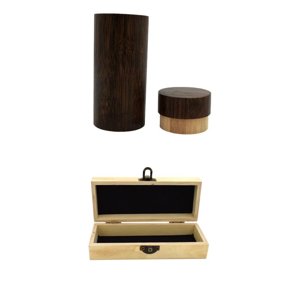 2 Pcs Vintage Handmade Bamboo Wooden Sunglass Box Frame Glasses Case | Health & Beauty | Vision Care | Other Vision Care-image-34