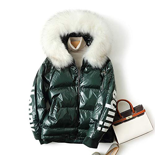 Doudoune femme chaude et légère veste d'hiver aspect humide