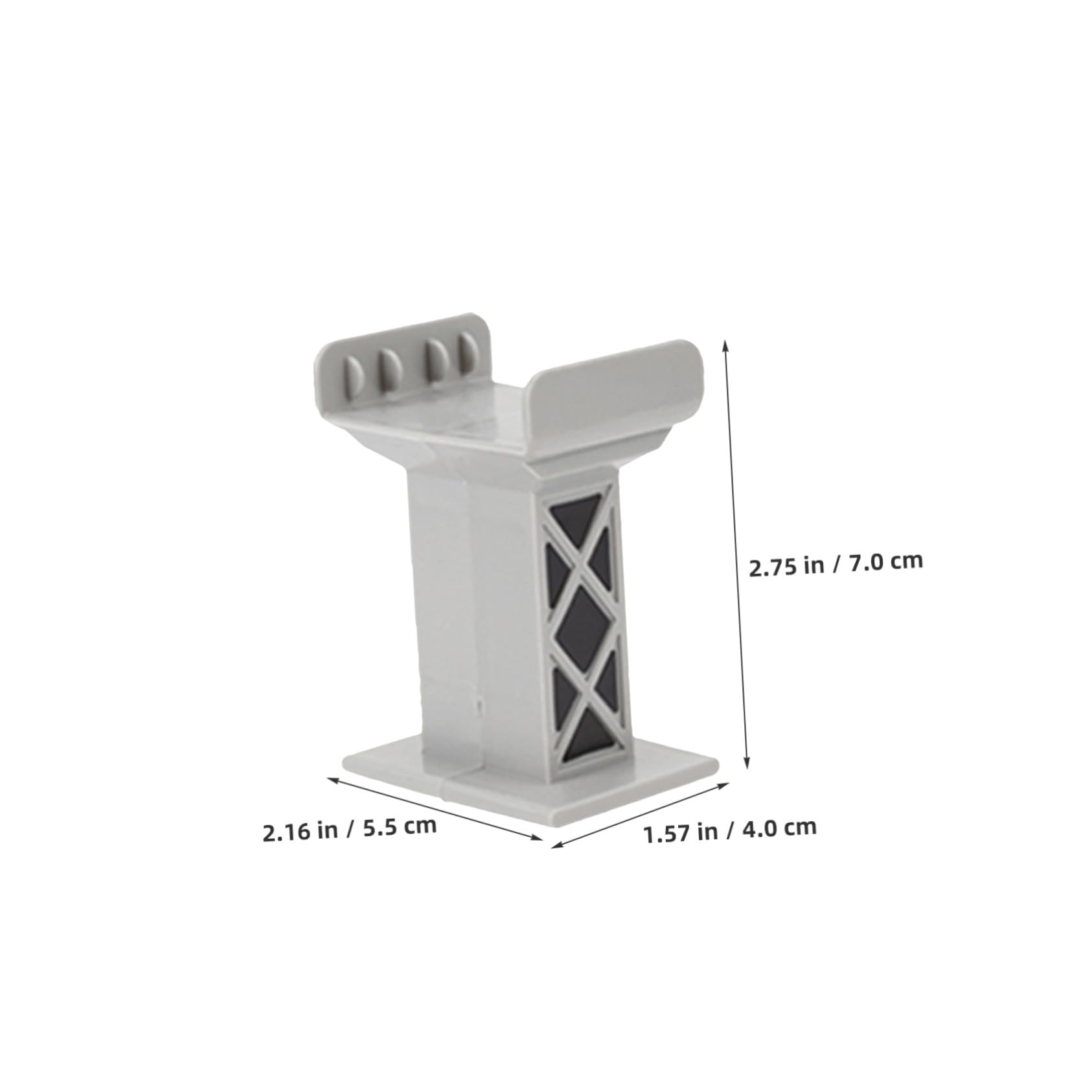 YARNOW 15 Pezzi Supporti per Ferroviari Multistrato in Plastica Blocchi di Sostegno Resistenti alle Intemperie Accessori Compatibili con Tutti i Principali Marchi per Modelli di Treni