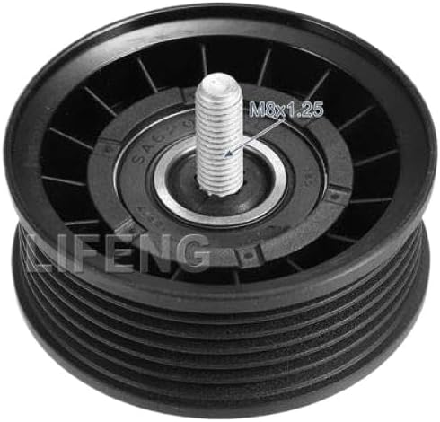 Car Drive Belt Idler Pulley Timing Belt Tensioner Compatible With C43 3.0L 2017–2020 ML350 3.5L 2012–2015 SL450