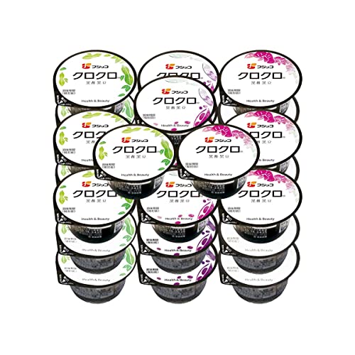 フジッコ 黒酢黒豆 クロクロ(65g×30食入り)2セット【置き換えダイエット 食物繊維 植物性たんぱく質】