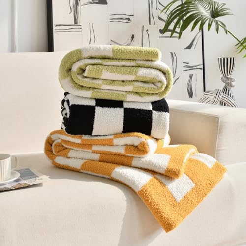 Couverture pour chaise et lit douce en maille légère d'été - 7
