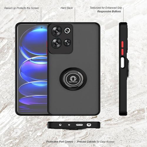 ILING Case for Motorola Edge 50 Neo, Ultra-thin Translucent Matte Frosted PC Hard Back Cover - Image 2