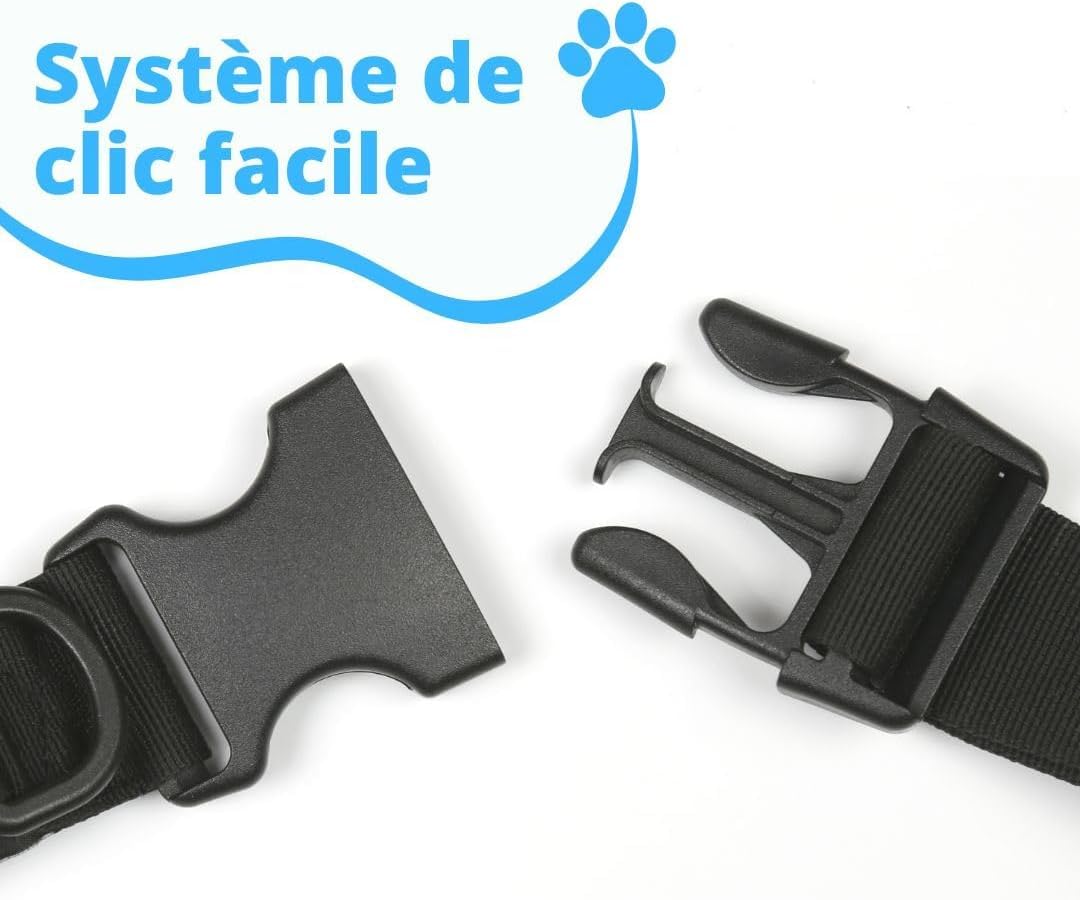 Couverture pour chien pour banquette arrière de voiture – Protection de coffre, siège imperméable pour chien avec protection latérale, couverture de voiture antidérapante, laisse pour chien,