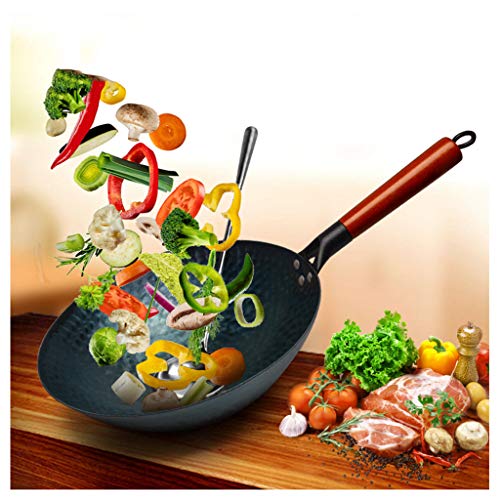 Wok de Hierro Fundido Pre-sazonado de 34cm miniatura 6