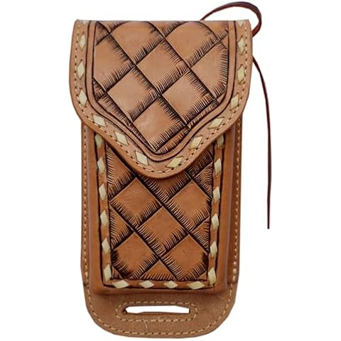HILASON Western Leather Cell Phone Case Cover