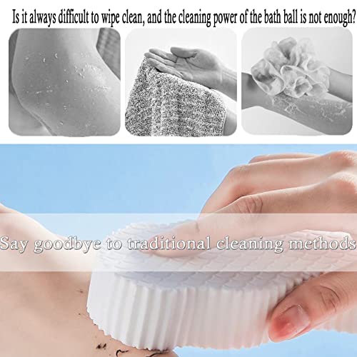 2Pcs Ultra Soft Bath Body Shower Sponge,3D Super Soft Exfoliating Bath Sponge,Cojzlx Sponge Bath Sponge For Adults Children And Pregnant Women,Reusable (Blue+Pink) #TOP3
