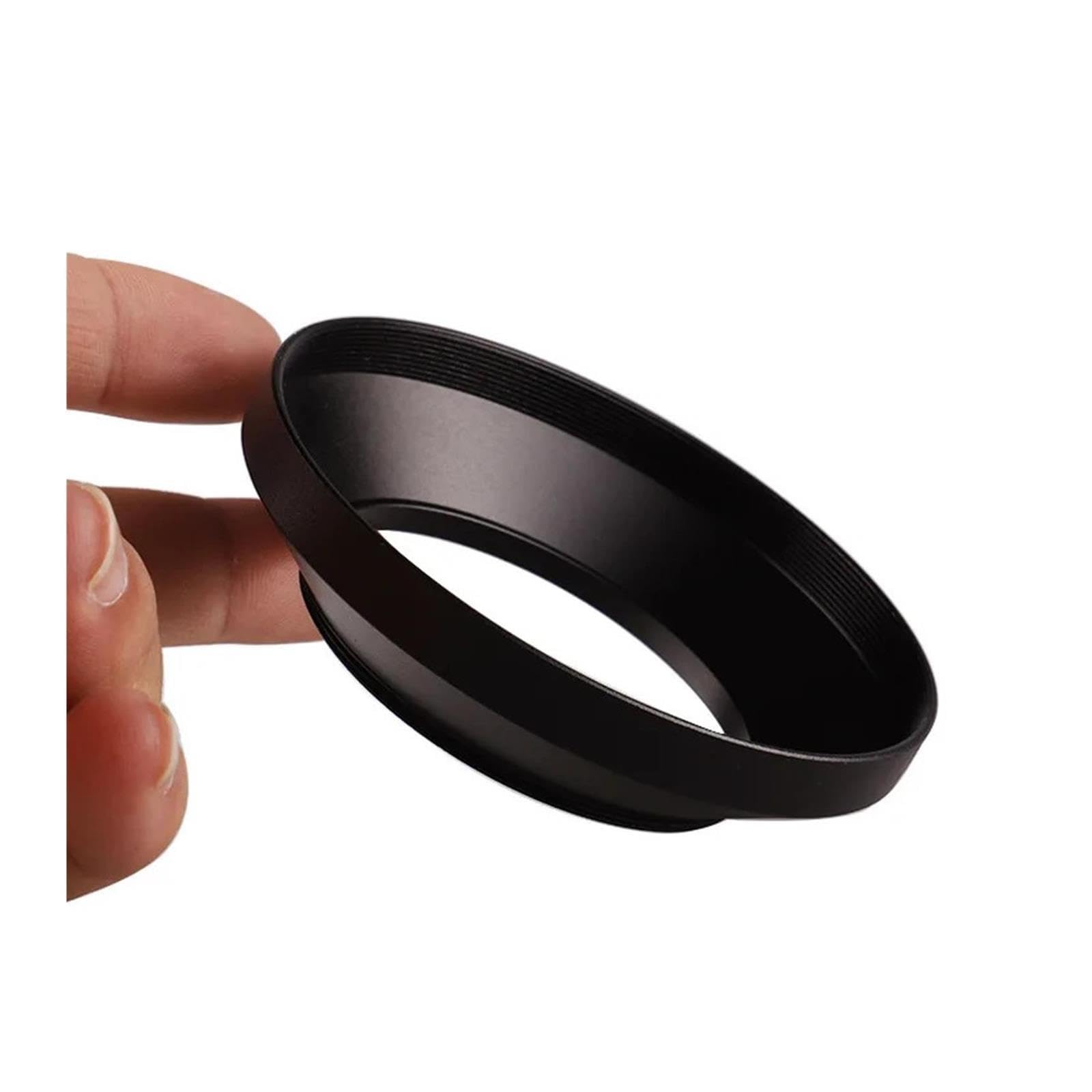 Pare-Soleil d'objectif Grand Angle en métal à Visser, Pare-Soleil Universel en métal, adapté aux objectifs d'appareil Photo 37, 39, 43, 46, 55, 67, 72, 77 mm(37mm)