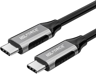 安心の日本企業 MSL FORCE Type-C 急速充電 PD 100W 5A/20V 10gbps 4K/60HZ データ転送 ケーブル uc0122 Thunderbolt 3準拠 uc0122 (Thunderbolt 3準拠【ストレート1本】, 0.5m)