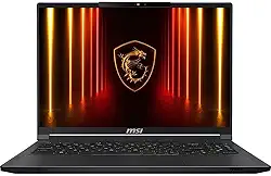 MSI Stealth A16 AI+, Notebook Gamer, Core Black, Tela OLED 16" QHD+ 240Hz, AMD Ryzen AI 9 365, RTX 5080 16GB, 32GB RAM, SSD 1TB, Windows 11