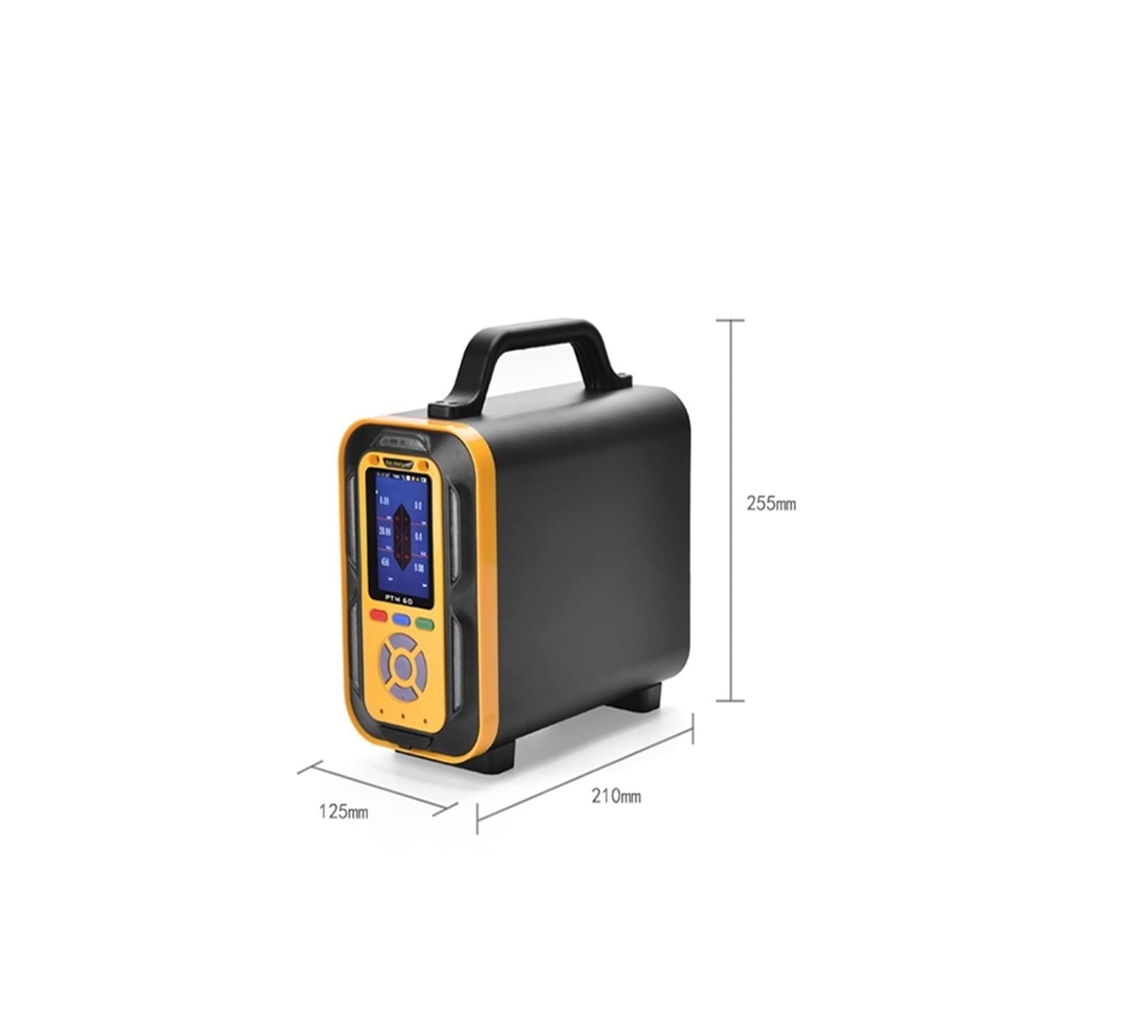 Rilevatore di gas, Rilevatore di perdite gas naturale combustibile metano portatile, rilevatore con allarmi acustici e visivi (0-100% LEL - Nero) per lavoro, casa(Infrared 0-100% Vol)
