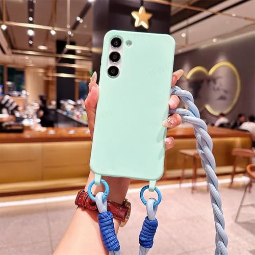 Étui de téléphone avec lanière pour Samsung Galaxy S20 Ultra coque collier silicone