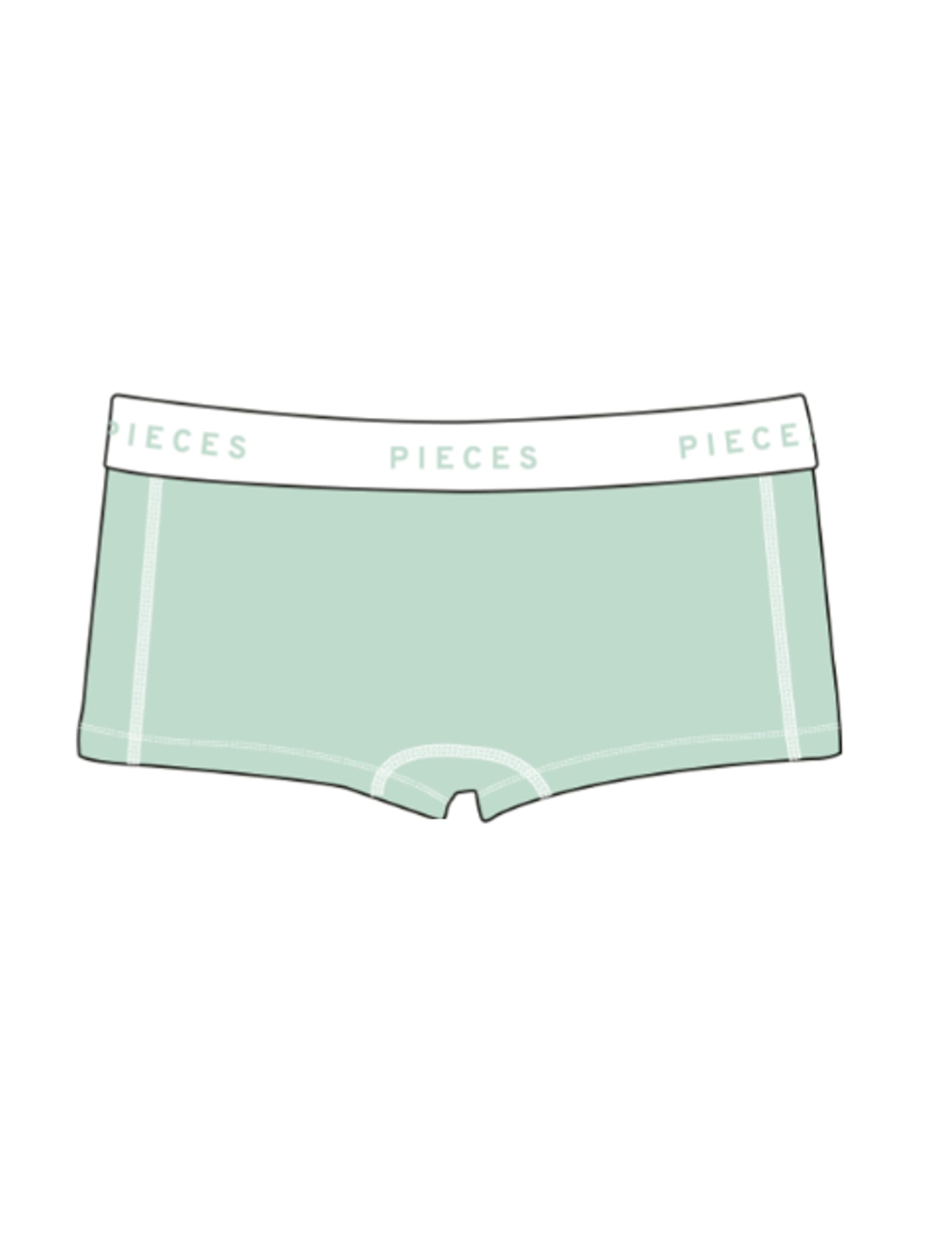 PIECES Damen Pclogo Lady Boxers/Solid Noos Bc