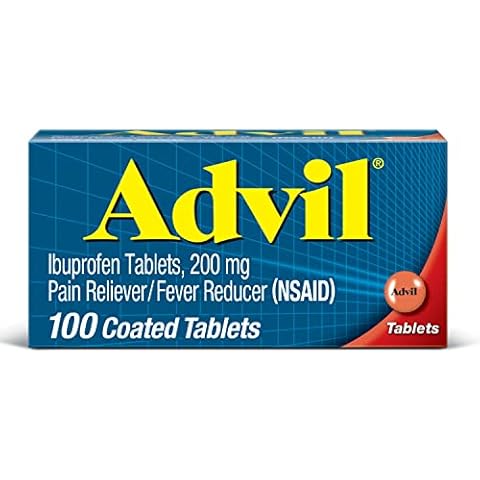 Advil Pain Reliever and Fever Reducer - 100 Coated Tablets Cover