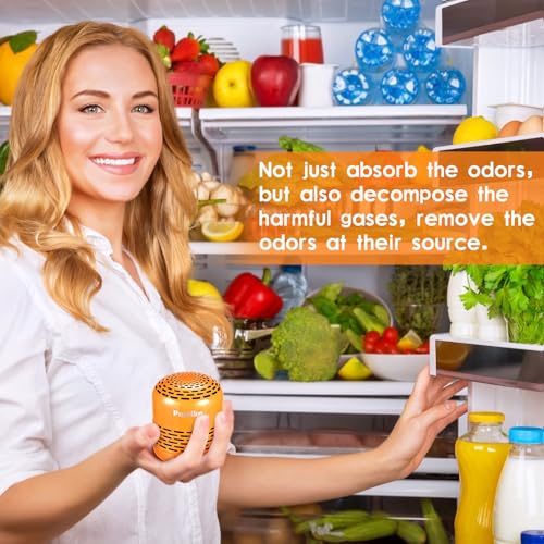 Purriko Refrigerator Deodorizer,Lasts up to 10 Years,Refrigerator Odor Eliminator,Fridge Deodorizer,More Effective Than - Additional View