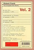 Robert Frank: The Complete Film Works: Volume 2