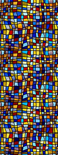 Windowpix 18 X 48 Symphony Stained Glass Pattern Window Film Static Cling Film Uv Filtering Energy Saving #TOP10