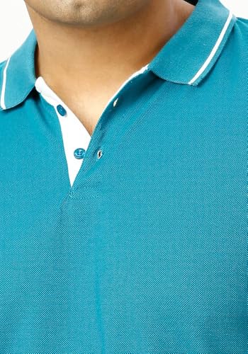 Image of Wear Your Opinion Men's Plus Size Tipped Polo Collar Neck Tshirt