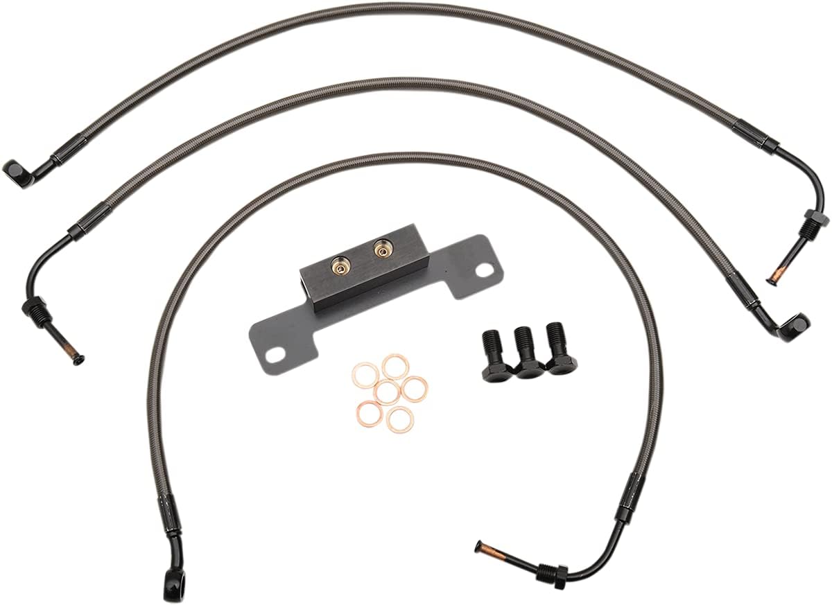 LA CHOPPERS LA-8011B13M Complete Handle Bar Cable/Brake Line Kit/Component Brakeline