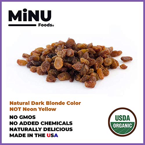 Gomix Minu Organic Golden Raisins Sultanas No Sulfur 16 Oz  thumb #2