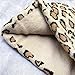 yolrdiw Fashion Leopard Print Hat Y2k Winter Warm Knitted Animal Beanie for Women Men Brown