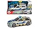 Dickie Toys Mercedes-AMG E43 Polizeiauto, Polizei, motor. Spielzeugauto, Heckklappe öffnet per Knopfdruck mit Hundegebell-Soundeffekt, inkl. Batterien, 30 cm, Silber/Blau