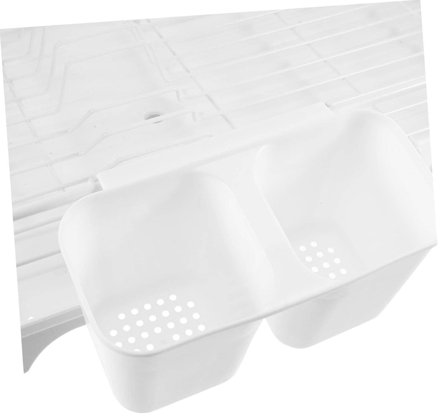 Dish Drying Rack Utensil Holder Capacity Space-Saving Kitchen Sink Organizer Draining Dish Rack for Plates Cups and Cutlery