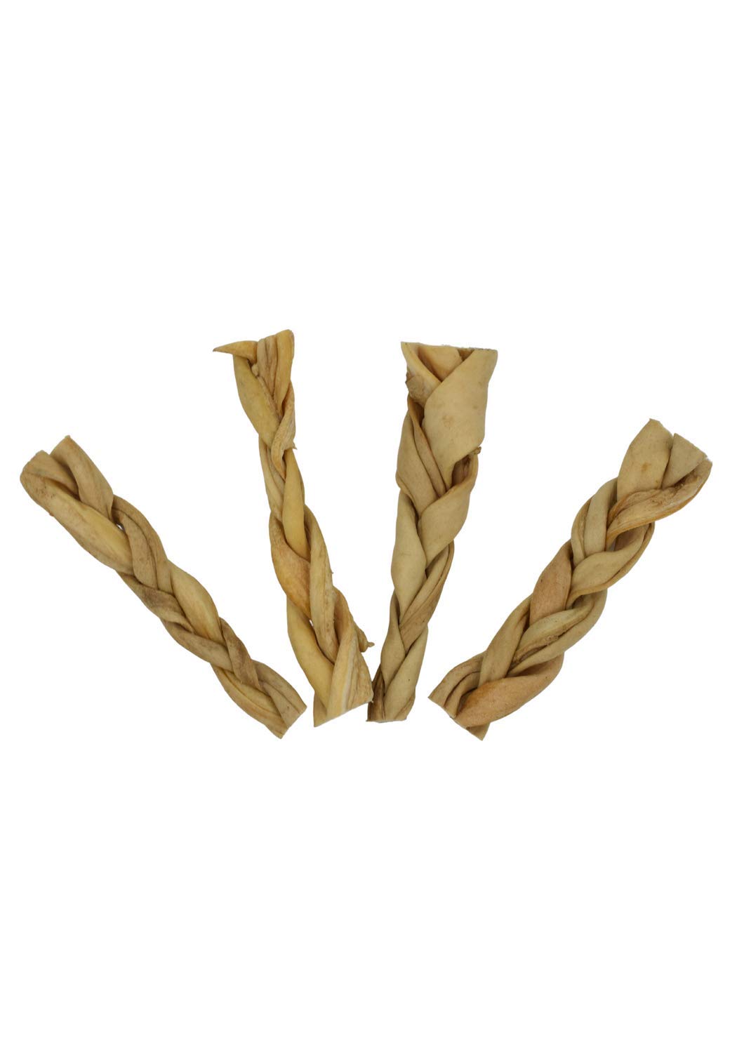 Express Pet Supplies500g (25-30 Sticks) Braided Lamb Headskin Twists Sticks 100% Natural Air Dried Dog Treat Chews