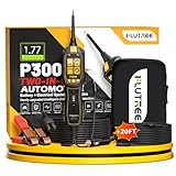 Flutree P300 6-30V Automotive Circuit Tester - Circuit Tracker, Circuit Breaker Finder Tool & Car Battery Tester, Relay Tester with 20FT Extension Cords for 12V/24V Cars, Trucks, Boats, Trailers