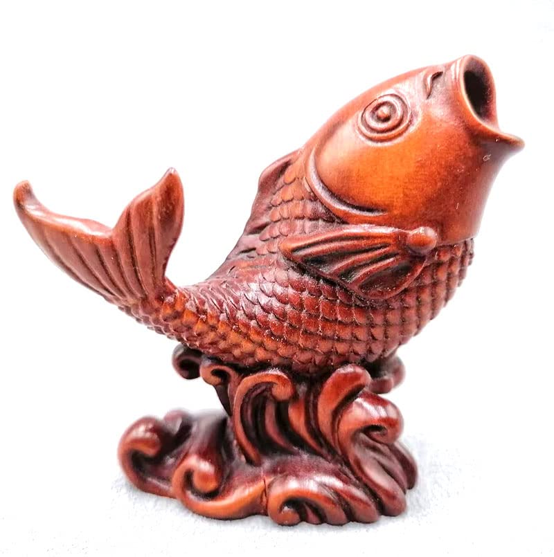 Amazon.com: Q4627- Hand Carved Boxwood Netsuke - Fish : Home